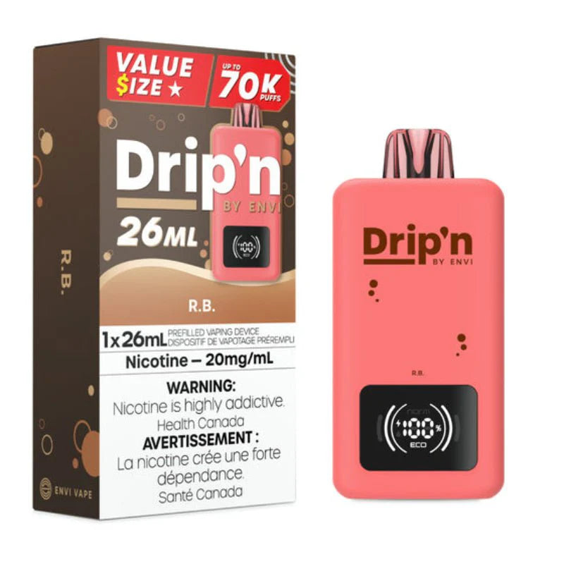Drip'n 70k Value Series Disposable Vape - R.B. - DISPOSABLE - Mister Vapor