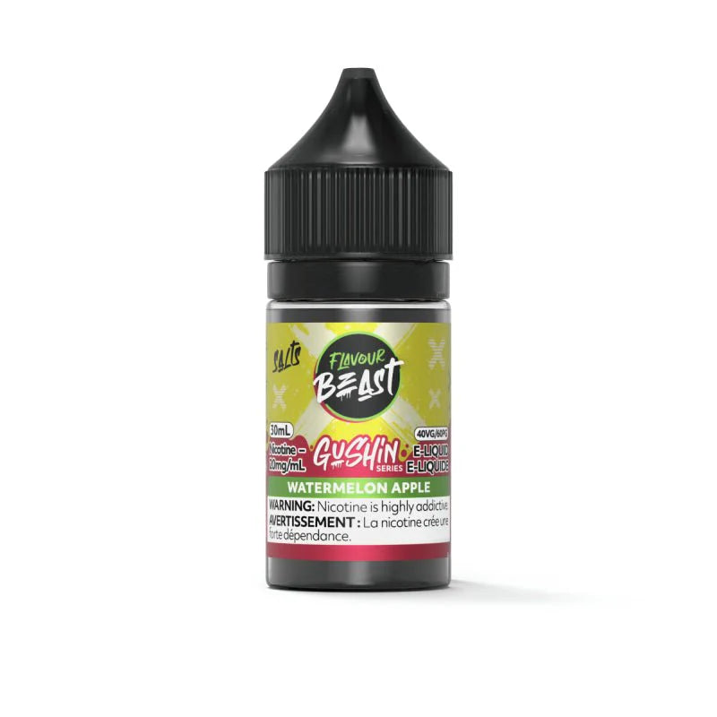Flavour Beast Gushin Series E-Liquid Watermelon Apple Salt - E-Liquid - Mister Vapor
