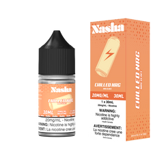 Chilled NRG by Nasha Salt – 30mL, 20mg nicotine. Smooth MTL vape with 60/40 PG/VG for balanced flavour & discreet clouds. Shop now at Mister Vapor.