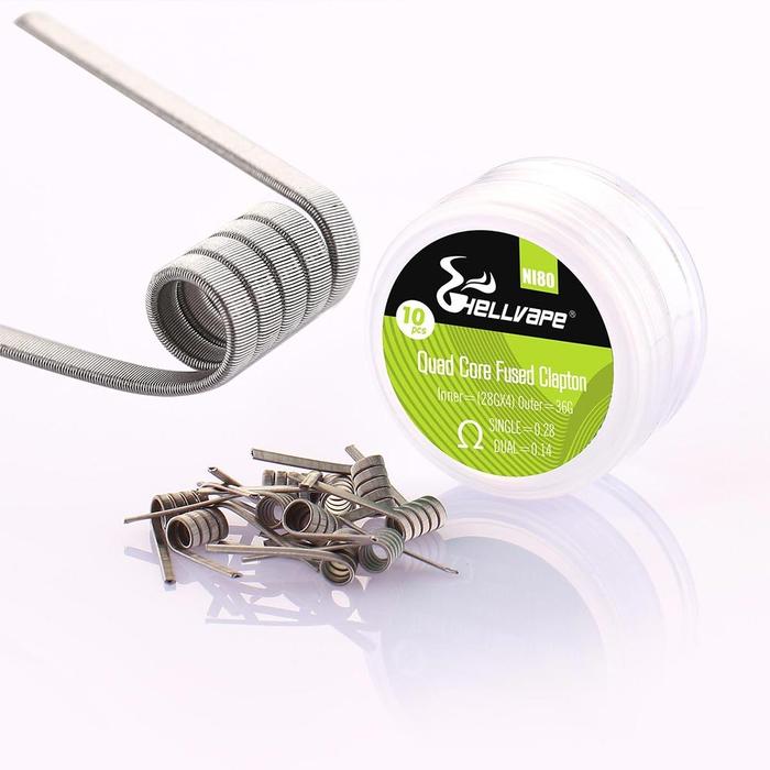 Hellvape N80 Pre-Built Coil (10 Pack) - DIY - Mister Vapor