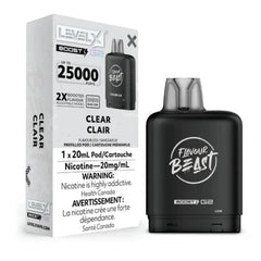 Level X G2 Boost Flavour Beast Pods - Clear, 25k Puffs - Pods - Mister Vapor