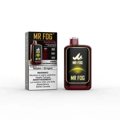 NOW AVAILABLE !! MR FOG NOVA CHERRY WATERMELON ICE 36000 puffs disposable with type-c charging and large display. Buy now at Mister Vapor.