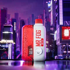Nicotine Free Mr Fog Switch SW15000 Kiwi Strawberry ice disposable vape! Adjustable Wattage and airflow ,power mode, Dual Mesh Coil, 15K puffs.