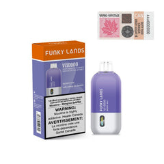 BUY FUNKY LANDS BERRY MIX DISPOSABLE VAPE (10000 PUFFS) MISTER VAPOR MONTREAL CANADA