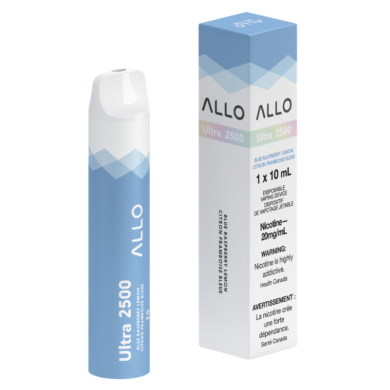 ALLO ULTRA 2500 BLUE RASPBERRY LEMON DISPOSABLE MISTER VAPOR