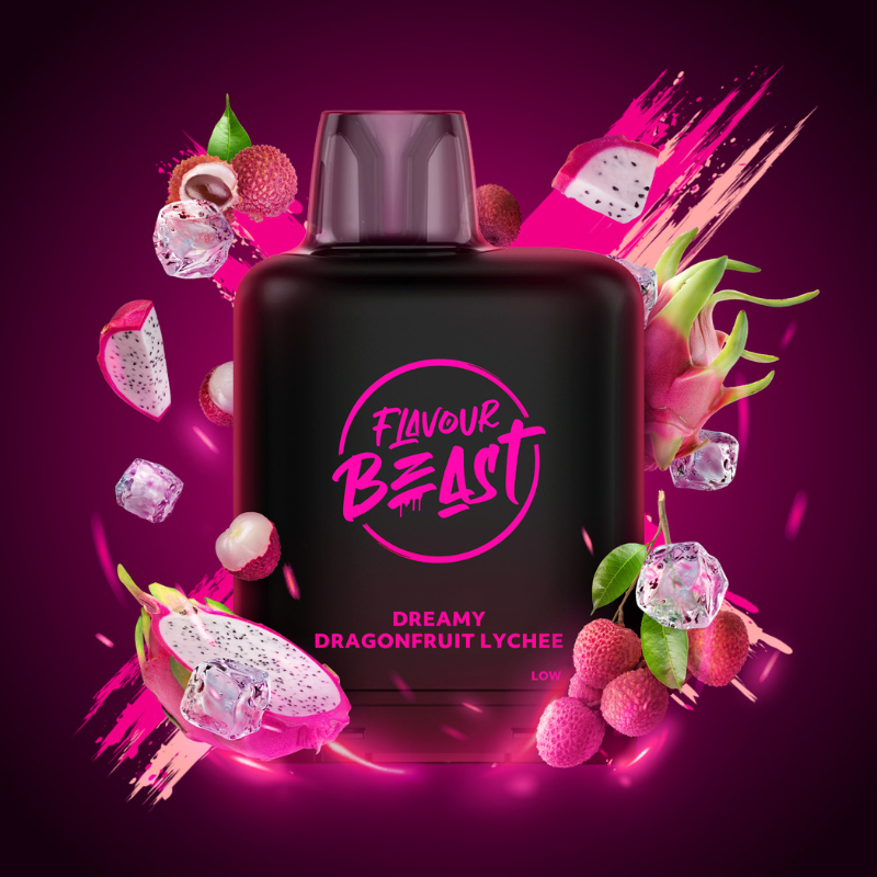 BUY LEVEL X DREAMY DRAGONFRUIT LYCHEE ICED BOOST FLAVOUR BEAST PODS AT MV ONTARIO