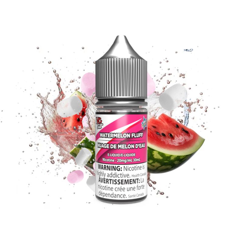 1. RATED IVG WATERMELON FLUFF SALT NIC E-LIQUID SOLD AT MISTER VAPOR TORONTO, BURLINGTON, YORK, MONTREAL, ONTARIO CANADA