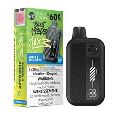 Flavour Beast - Beast Mode Max 3 60k Super S. Blue Razz Iced Disposable Vape