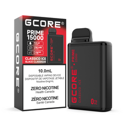 Enjoy the refreshing blend of classic cola with an icy twist with Gcore Prime Classico ice. Nicotine-free, 15,000 puffs – pure refreshing satisfaction.