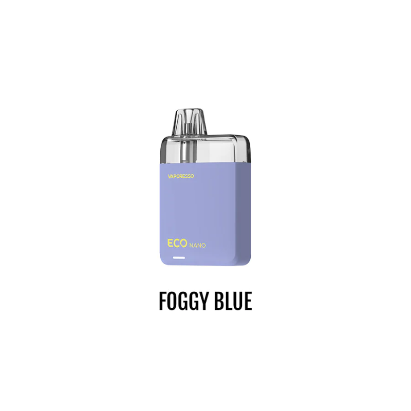 TRY THE BEST MOD FOR BEGINNERS VAPORESSO ECO NANO POD KIT [CRC] FOGGY BLUE AT MISTER VAPOR TORONTO ONTARIO CANADA