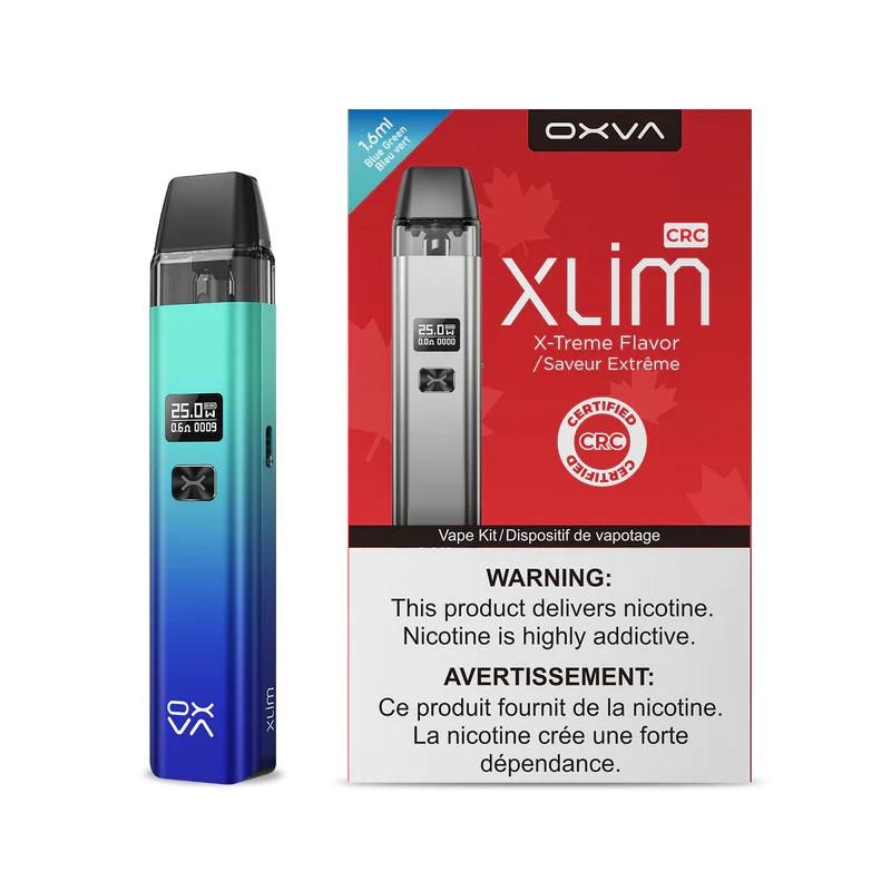 #1 VAPE SHOP DELIVERING THE NEW POD SYSTEM OXVA XLIM POD KIT [CRC] BLUE GREEN MISTER VAPOR TORONTO CANADA