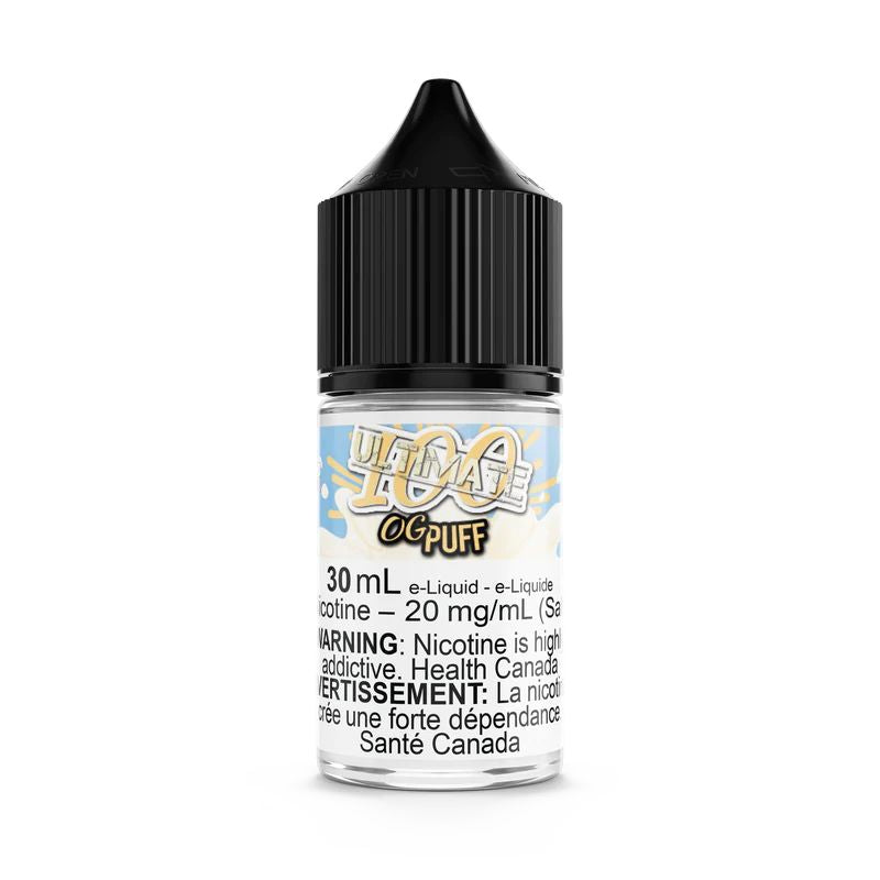 VAPE STORE NEAR ME ULTIMATE 100 SALT OG PUFF E-LIQUID AT MISTER VAPOR TORONTO, ETOBICOKE, NORTH YORK, BURLINGTON, MISSISSAGUA ONTARIO CANADACANADA