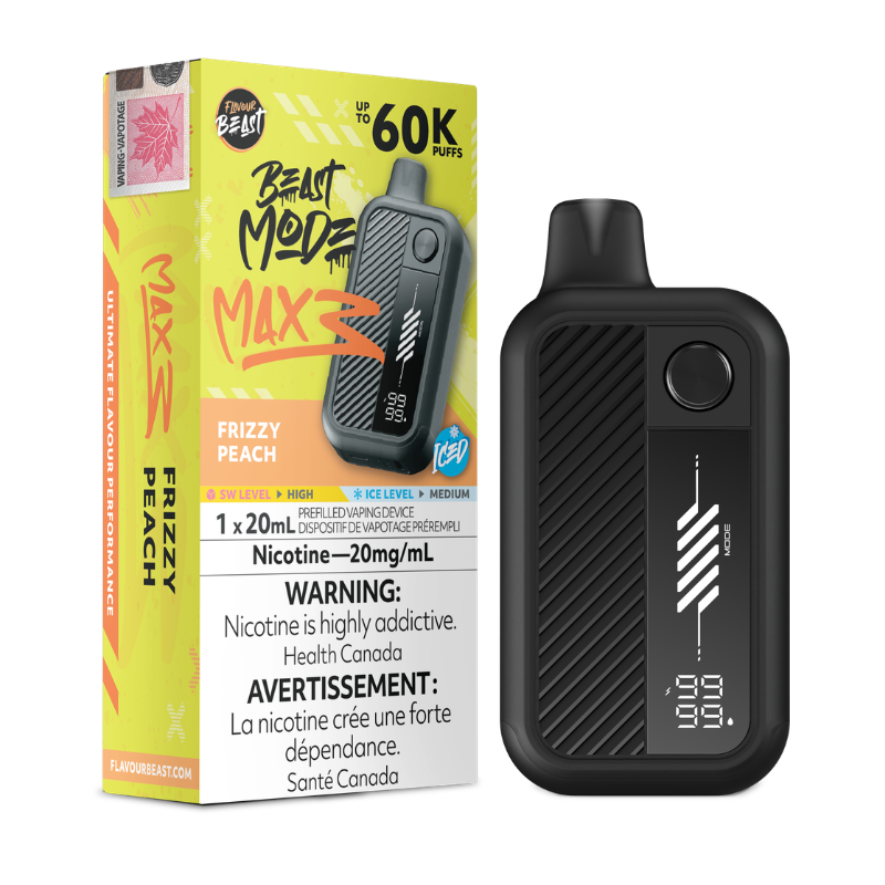 Flavour Beast - Beast Mode Max 3 60k Frizzy Peach Iced Disposable Vape