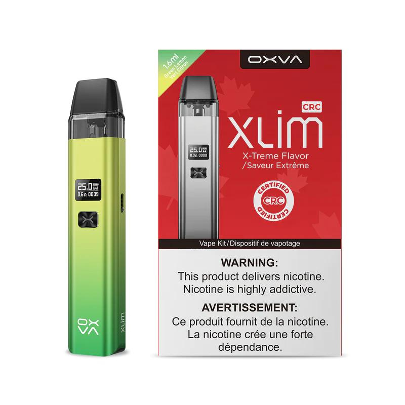 #1 VAPE SHOP DELIVERING THE NEW POD SYSTEM OXVA XLIM POD KIT [CRC] GREEN LEMON MISTER VAPOR TORONTO CANADA