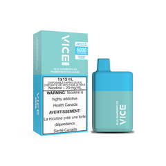 5 BUY AND GET 6TH ONE FREE. VICE BOX BLUE RASPBERRY ICE DISPOSABLE MISTER VAPOR CANADA   Same-day delivery within the zone and express shipping GTA, Scarborough, Brampton, Etobicoke, Mississauga, Markham, Richmond Hill, Ottawa, Montreal, Nova Scotia, PEI, Vancouver,  Vaughan, Toronto, York, North York, London, Kingston, Burlington, Hamilton, Quebec City, Halifax, St. John's, Fredericton, Ontario, Laval, Levis, Brossard, Sudbury, Trois-Rivieres,  Sherbrooke, Barrie, Orillia, Winnipeg, Alberta, B.C AND U.S.A