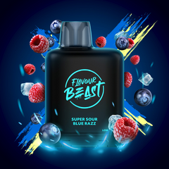 BUY LEVEL X SUPER SOUR BLUE RAZZ ICED BOOST FLAVOUR BEAST PODS AT MV