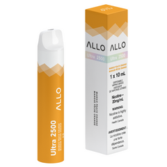 ALLO ULTRA 2500 MANGO PEACH ORANGE DISPOSABLE MISTER VAPOR