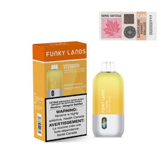 NOW AVAILABLE FUNKY LANDS MEXICAN MANGO DISPOSABLE VAPE (10000 PUFFS) MISTER VAPOR ONTARIO CANADA