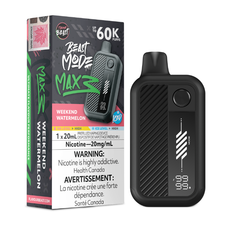 Flavour Beast - Beast Mode Max 3 60k Weekend Watermelon Iced Disposable Vape