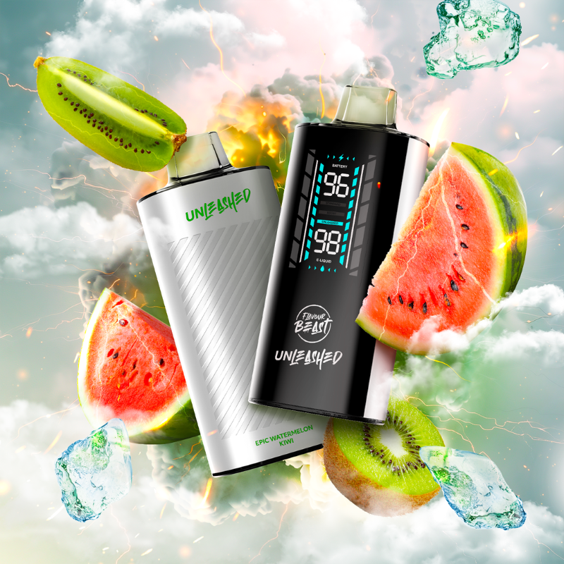 NEW FLAVOUR BEAST UNLEASHED DCP 20k EPIC WATERMELON KIWI ICED DISPOSABLE VAPE