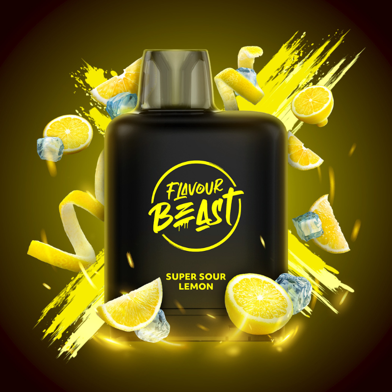 BUY LEVEL X SUPER SOUR LEMON ICED BOOST FLAVOUR BEAST PODS AT MV