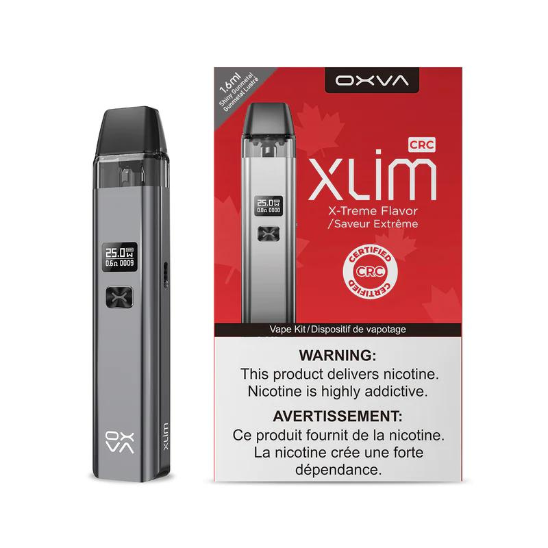 #1 VAPE SHOP DELIVERING THE NEW POD SYSTEM OXVA XLIM POD KIT [CRC] SHINY GUNMETAL MISTER VAPOR TORONTO CANADA
