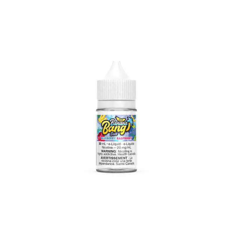 BANANA BANG ICE SALT BLUEBERRY RASPBERRY MISTER VAPOR