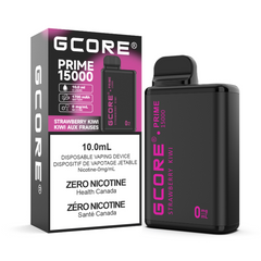 Indulge in the perfect balance of sweet strawberry and tangy kiwi with Gcore Prime Strawberry Kiwi. Nicotine-free, 15,000 puffs – a refreshing, fruity vape experience.