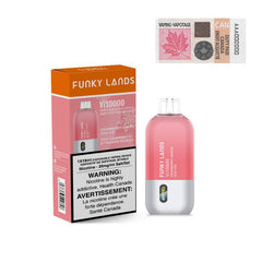 #1 VAPE SHOP NEAR ME FUNKY LANDS  CRANBERRY GRAPE DUO ICE DISPOSABLE VAPE (10000 PUFFS) MISTER VAPOR CANADA