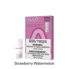 ALLO SYNC STRAWBERRY WATERMELON POD (3PK) (STLTH COMPATIBLE) MISTER VAPOR TORONTO BURLINGTON