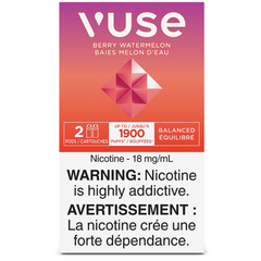 BUY NEW VUSE BERRY WATERMELON ePOD POD AT MISTER VAPOR TORONTO, BURLINGTON, GTA, YORK