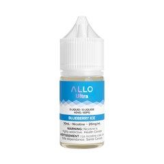 Allo Ultra Nicotine Salts E-Liquid - Blueberry Ice - E-Liquid - Mister Vapor