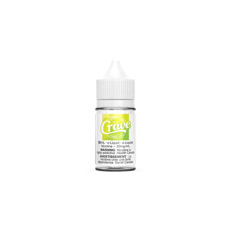 AVALIABLE CRAVE LEMON VIBE SALT NIC E-LIQUID AT MISTER VAPOR CANADA