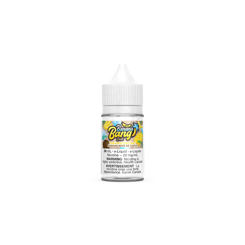 BANANA BANG ICE SALT PINEAPPLE COCONUT MISTER VAPOR CANADA