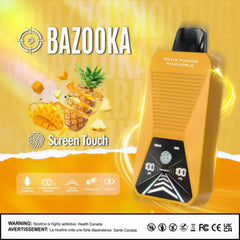 BAZOOKA 33K SOUR MANGO PINEAPPLE DISPOSABLE VAPE (20mL)