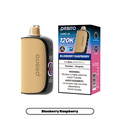 Orbito Lumo Ai Disposable Vape - Blueberry Raspberry, 120k Puffs
