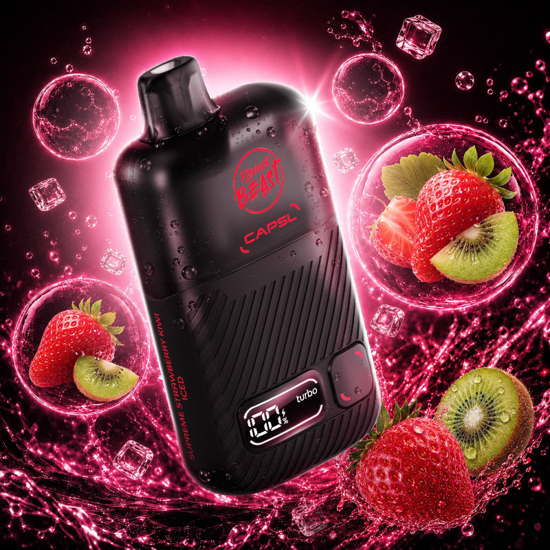 Flavour Beast x CAPSL AFX30 150K - Supreme Strawberry Kiwi Iced