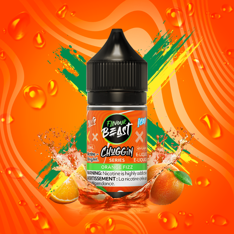 Orange Fizz - Imagine a splash of sunshine with every puff! Orange Fizz bursts with the tangy zest of fresh oranges, balanced by a fizzy, effervescent twist that tickles your taste buds. Free Same-day and next day delivery within the zone and express shipping GTA, Aurora, Scarborough, Brampton, Etobicoke, Mississauga, Markham, Richmond Hill, Ottawa, Oshawa, Vaughan, Toronto, York, North York, Newmarket, Burlington, Oakview, Ajax, Whitby, Courtice, Pickering, Barrie, London, Kingston, Hamilton, Halifax, St. 