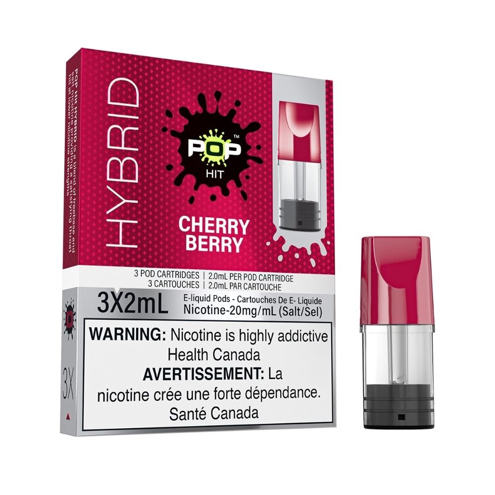 POP PODS CHERRY BERRY HYBRID 2% MISTER VAPOR TORONTO BURLINGTON