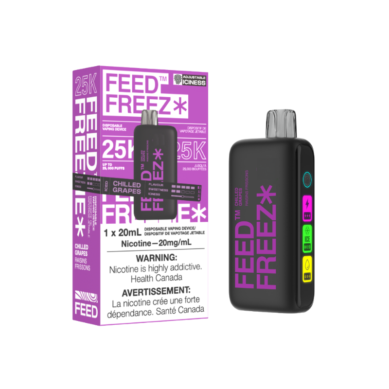 FEED FREEZ CHILLED GRAPES DISPOSABLE (25000 PUFFs)