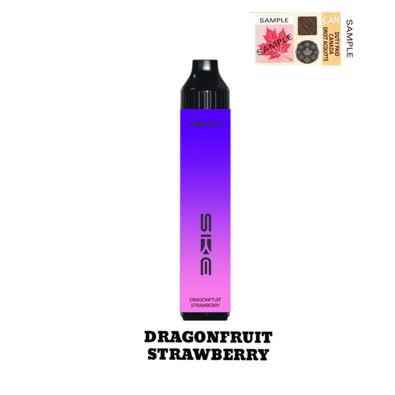 NEW ICON BAR DRAGON FRUIT STRAWBERRY ICE DISPOSABLE VAPE MISTER VAPOR