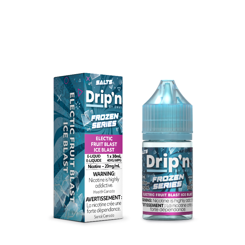 DRIP'N FROZEN SERIES NICOTINE SALT 30ML - ELECTRIC FRUIT BLAST ICE