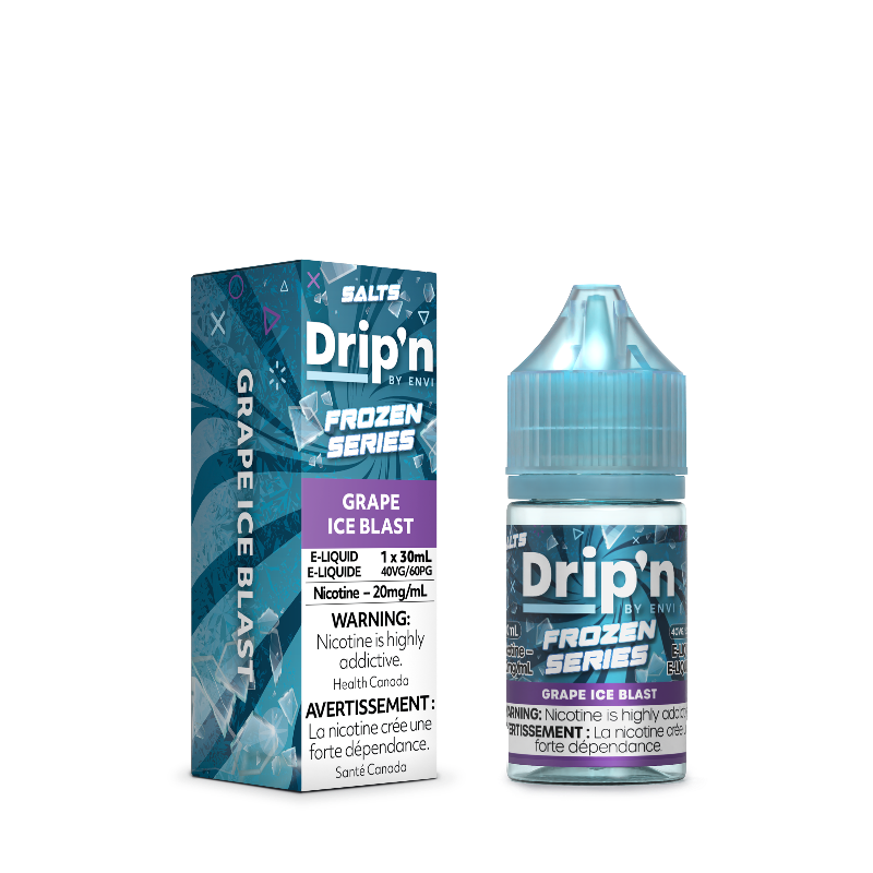 DRIP'N FROZEN SERIES NICOTINE SALT 30ML - GRAPE ICE