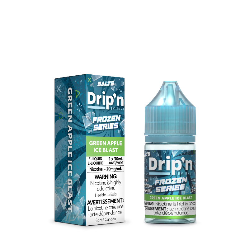 DRIP'N FROZEN SERIES NICOTINE SALT 30ML - GREEN APPLE ICE