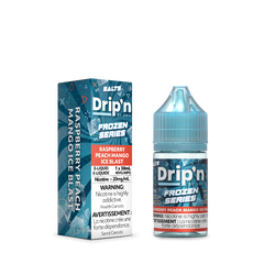 DRIP'N FROZEN SERIES NICOTINE SALT 30ML - RASPBERRY PEACH MANGO ICE