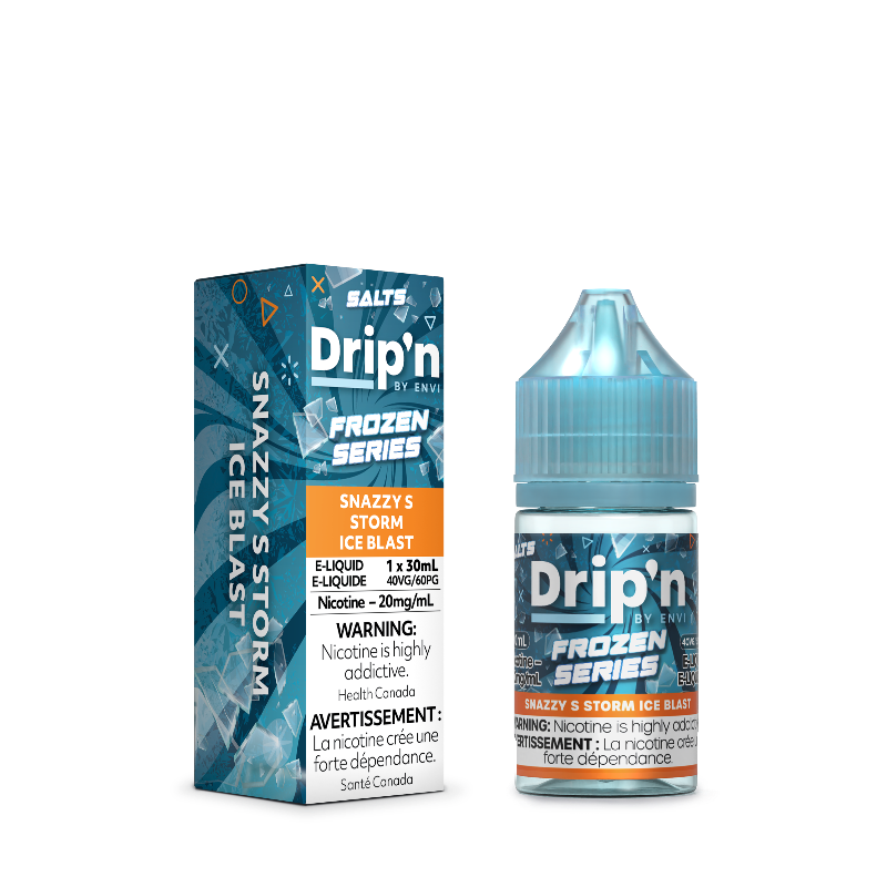 DRIP'N FROZEN SERIES NICOTINE SALT 30ML - SNAZZY S STORM ICE