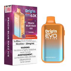Drip'n Evo 63K by Envi Disposable Vape - Peach Blue Razz Ice
