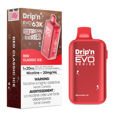 Drip'n Evo 63K by Envi Disposable Vape - Red Classic Ice