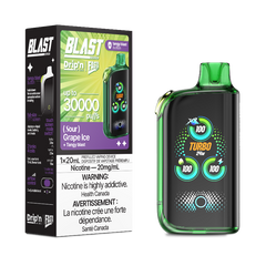 DRIP'N BY ENVI X FASTA BLAST SOUR SERIES GRAPE ICE 30K DISPOSABLE VAPE