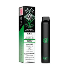 BEST RANK ENVI APEX FRESH MINT DISPOSABLE VAPE STICK AT MISTER VAPOR BEST VAPE STORE IN TORONTO, GTA ,HIGH PARK, JUNCTION, BLOOR WEST, BURLINGTON, NORTH YORK, YORK, ETOBICOKE,TORONTO, QUEBEC CITY,VANCOUVER, MONTREAL, CALGARY, OTTAWA, EDMONTON, WINNIPRG, VICTORIA, SASKATOON, REGINA, HALIFAX, ST.JOHN'S ,ONTARIO, FREDERICTON CANADA